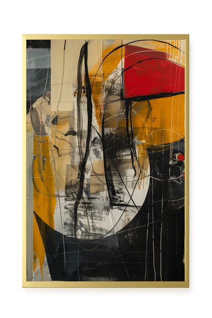 Abstract Lines Canvas Wall Art