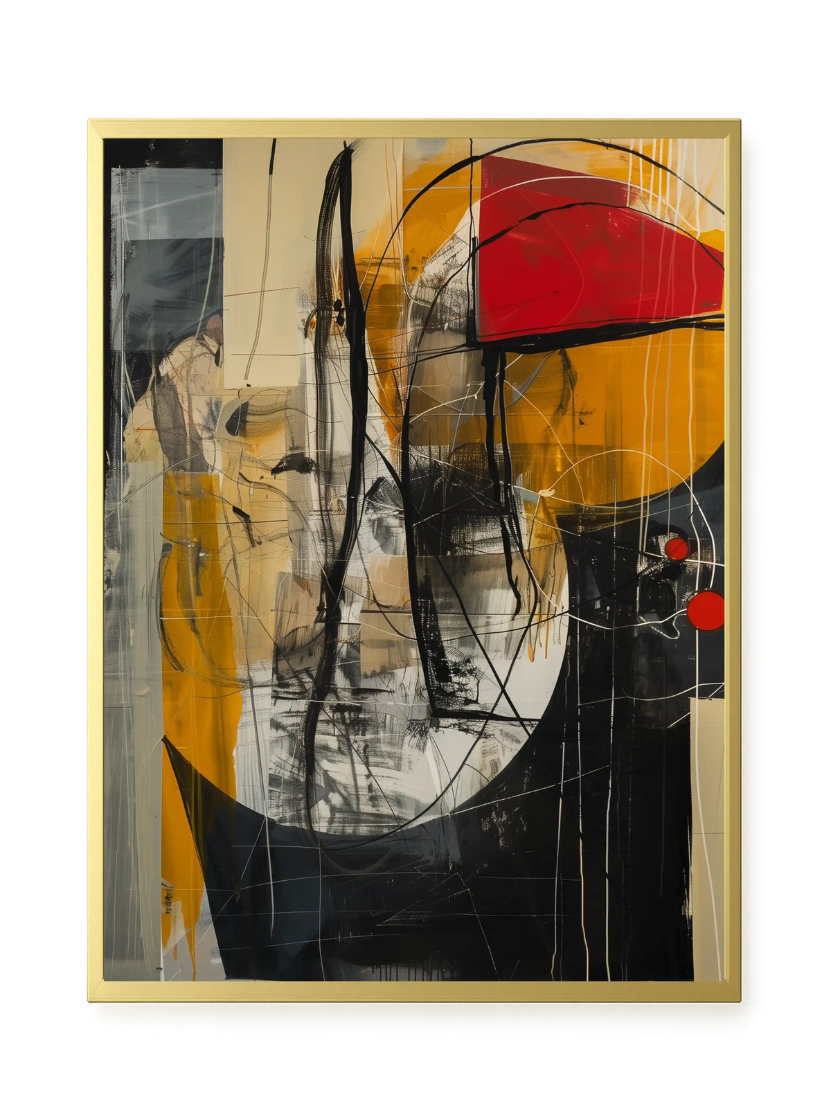 Abstract Lines Canvas Wall Art