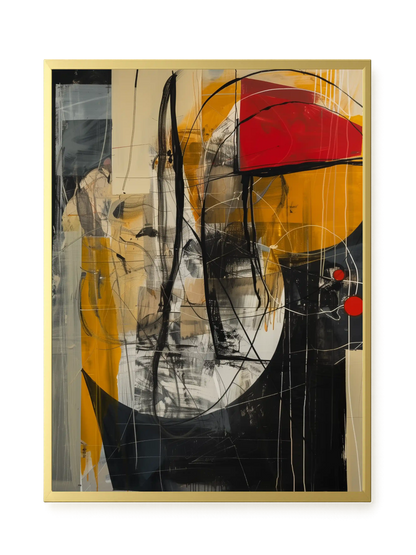Abstract Lines Canvas Wall Art