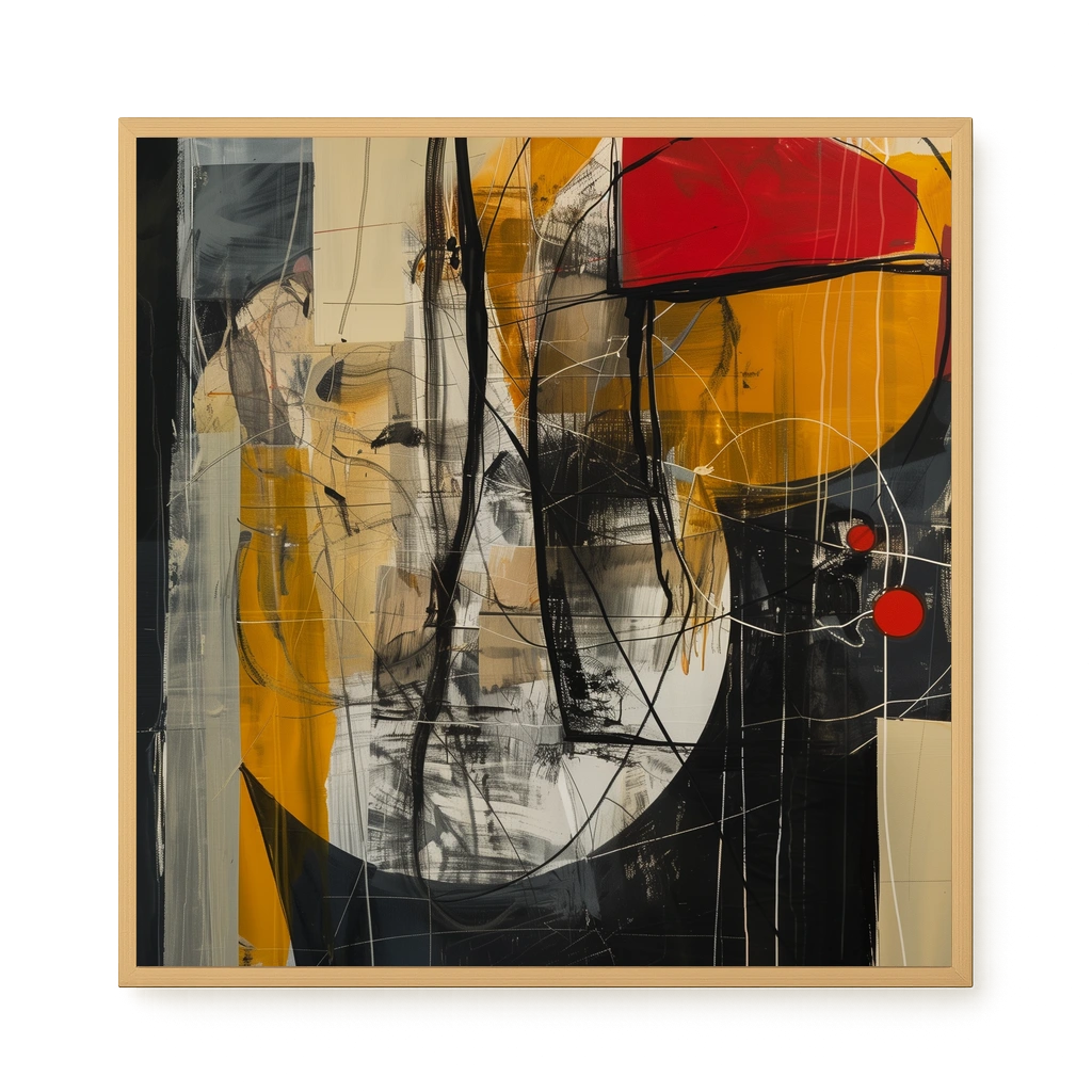 Abstract Lines Canvas Wall Art