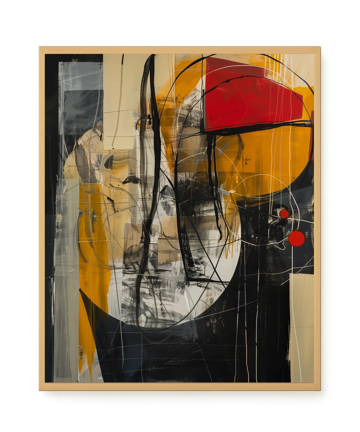Abstract Lines Canvas Wall Art