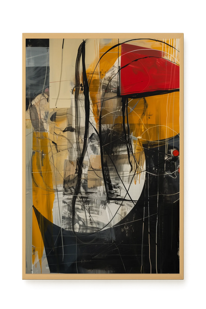 Abstract Lines Canvas Wall Art