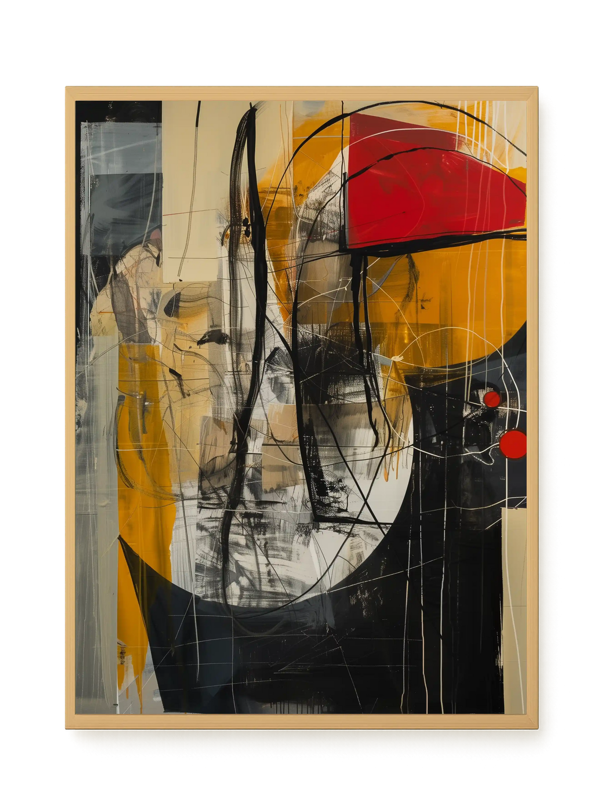 Abstract Lines Canvas Wall Art