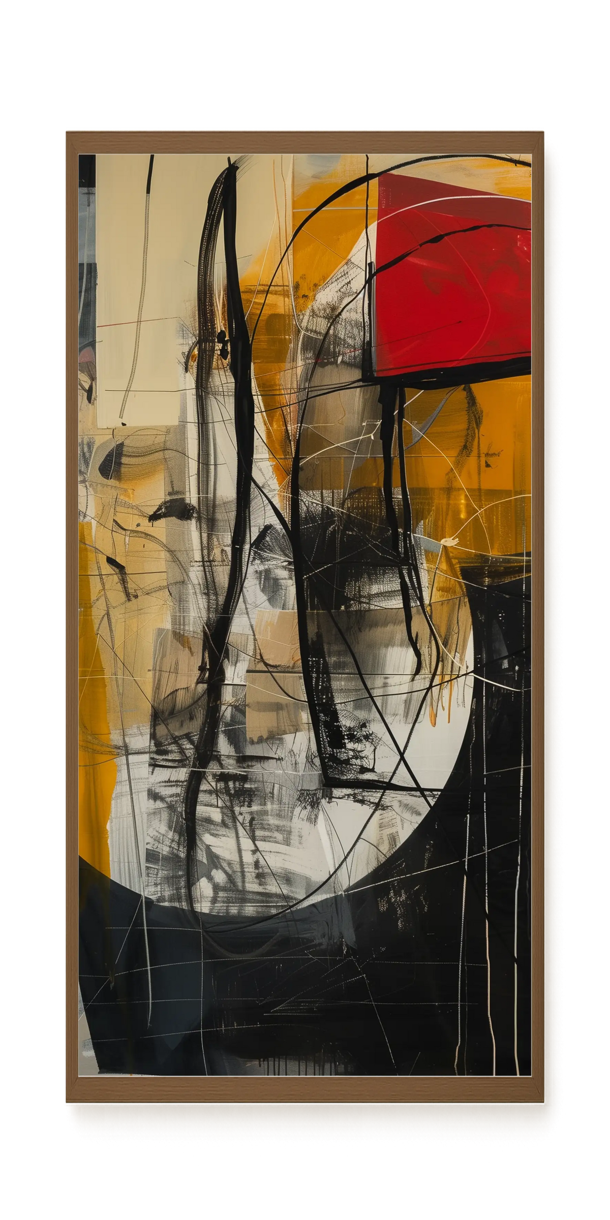 Abstract Lines Canvas Wall Art