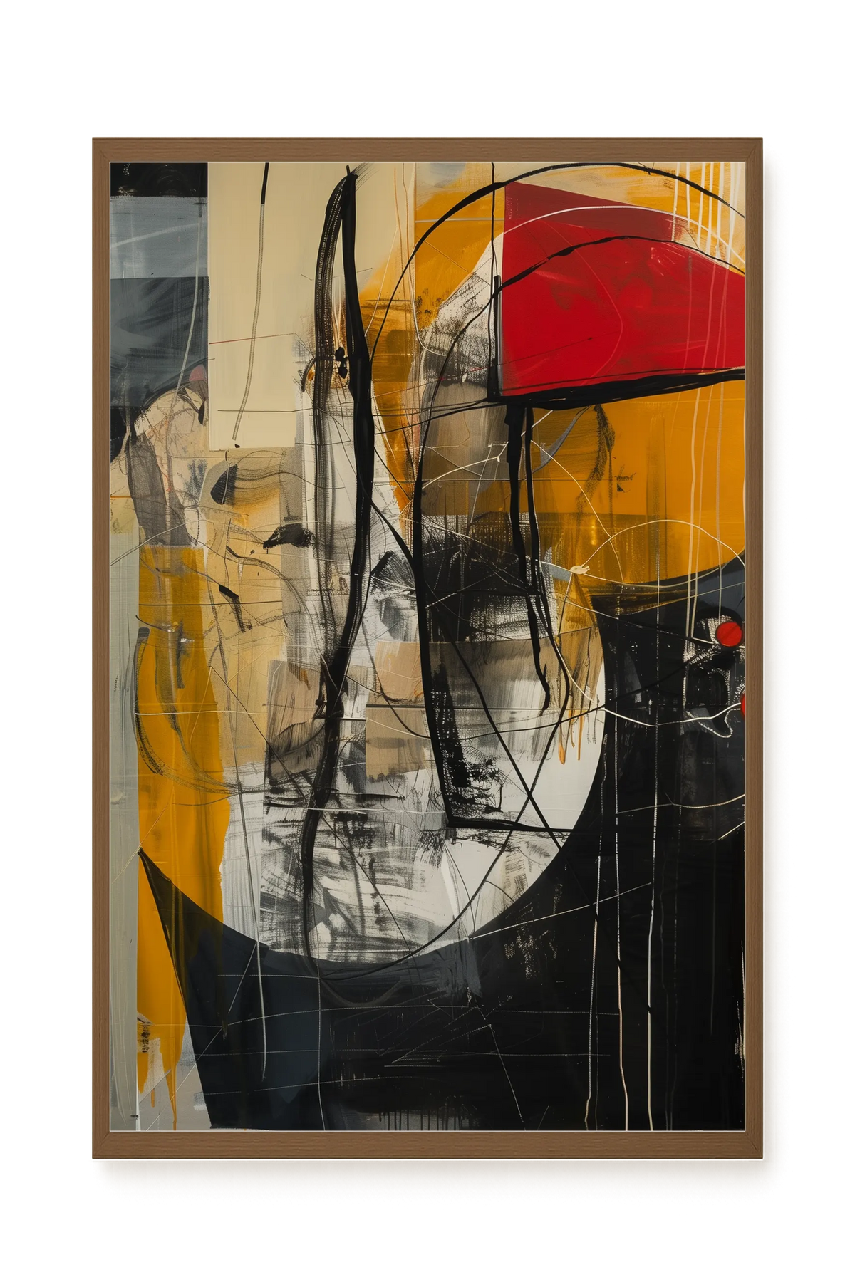 Abstract Lines Canvas Wall Art