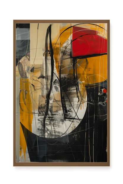 Abstract Lines Canvas Wall Art
