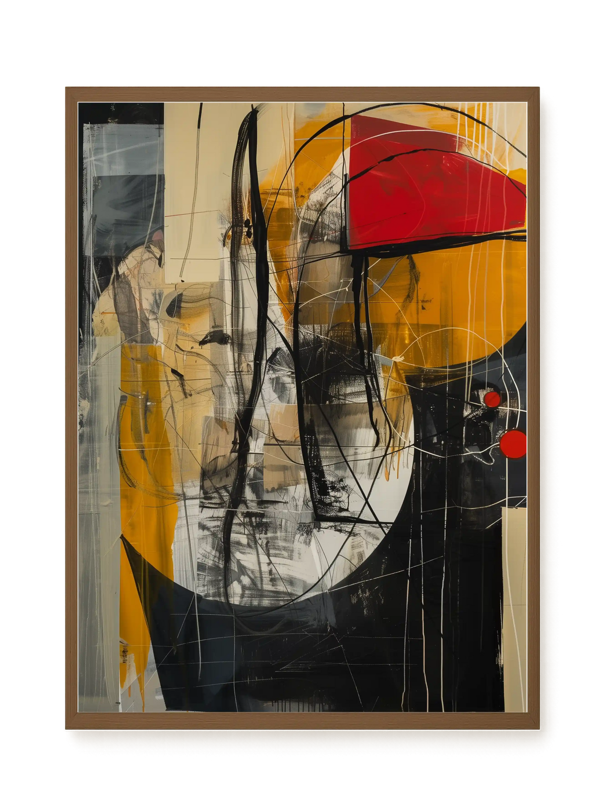 Abstract Lines Canvas Wall Art