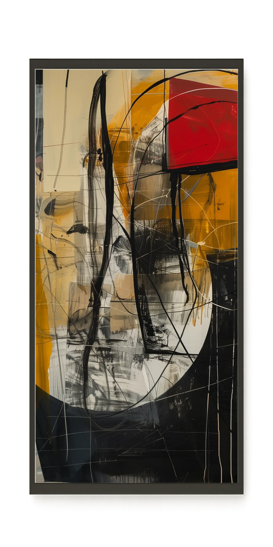 Abstract Lines Canvas Wall Art