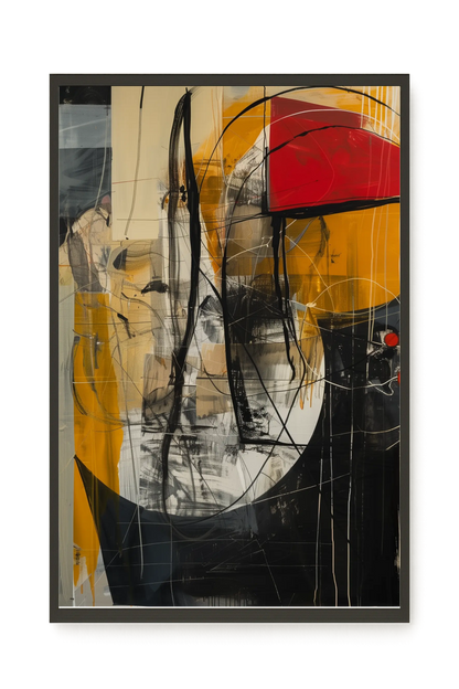 Abstract Lines Canvas Wall Art