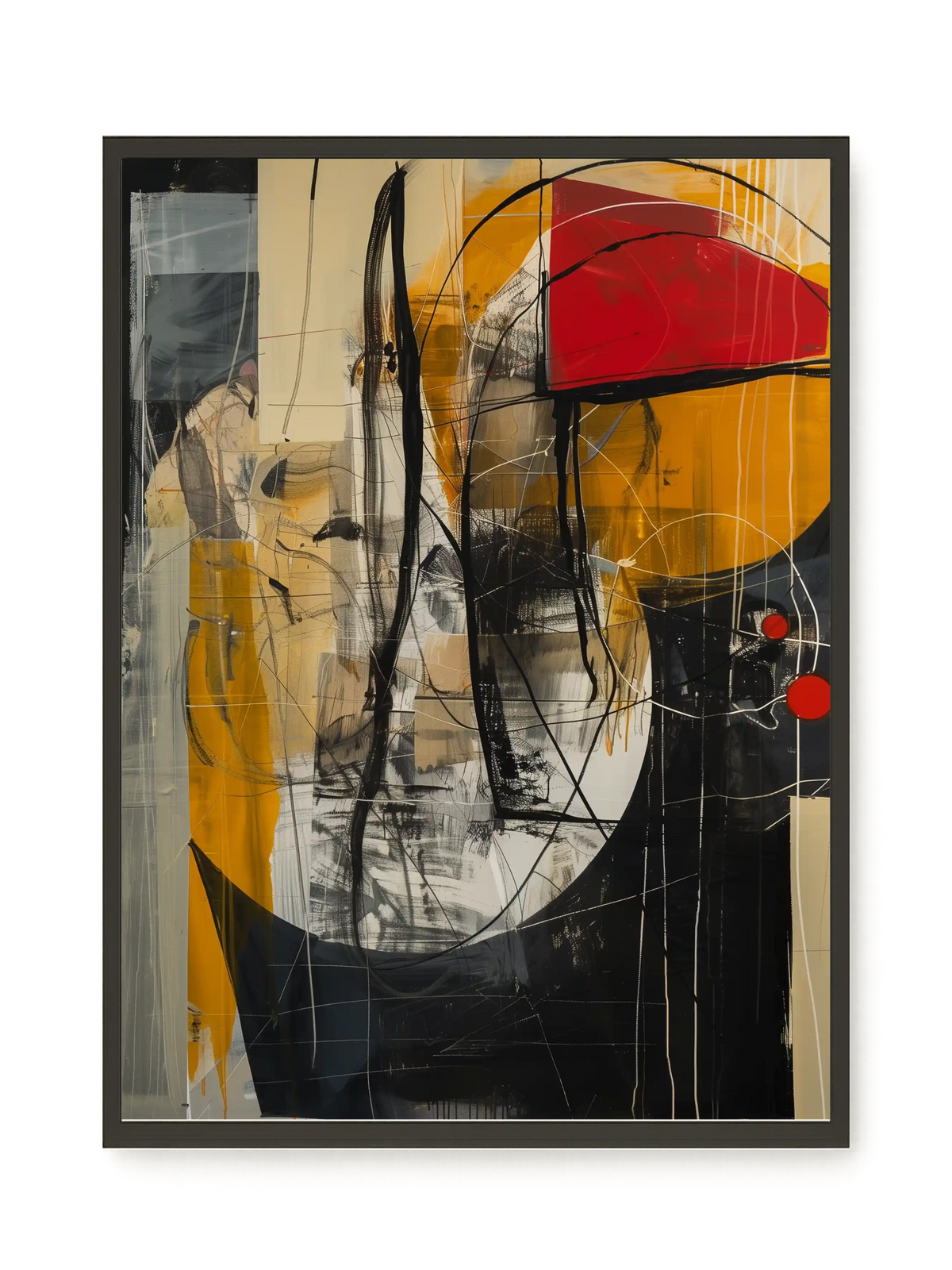 Abstract Lines Canvas Wall Art
