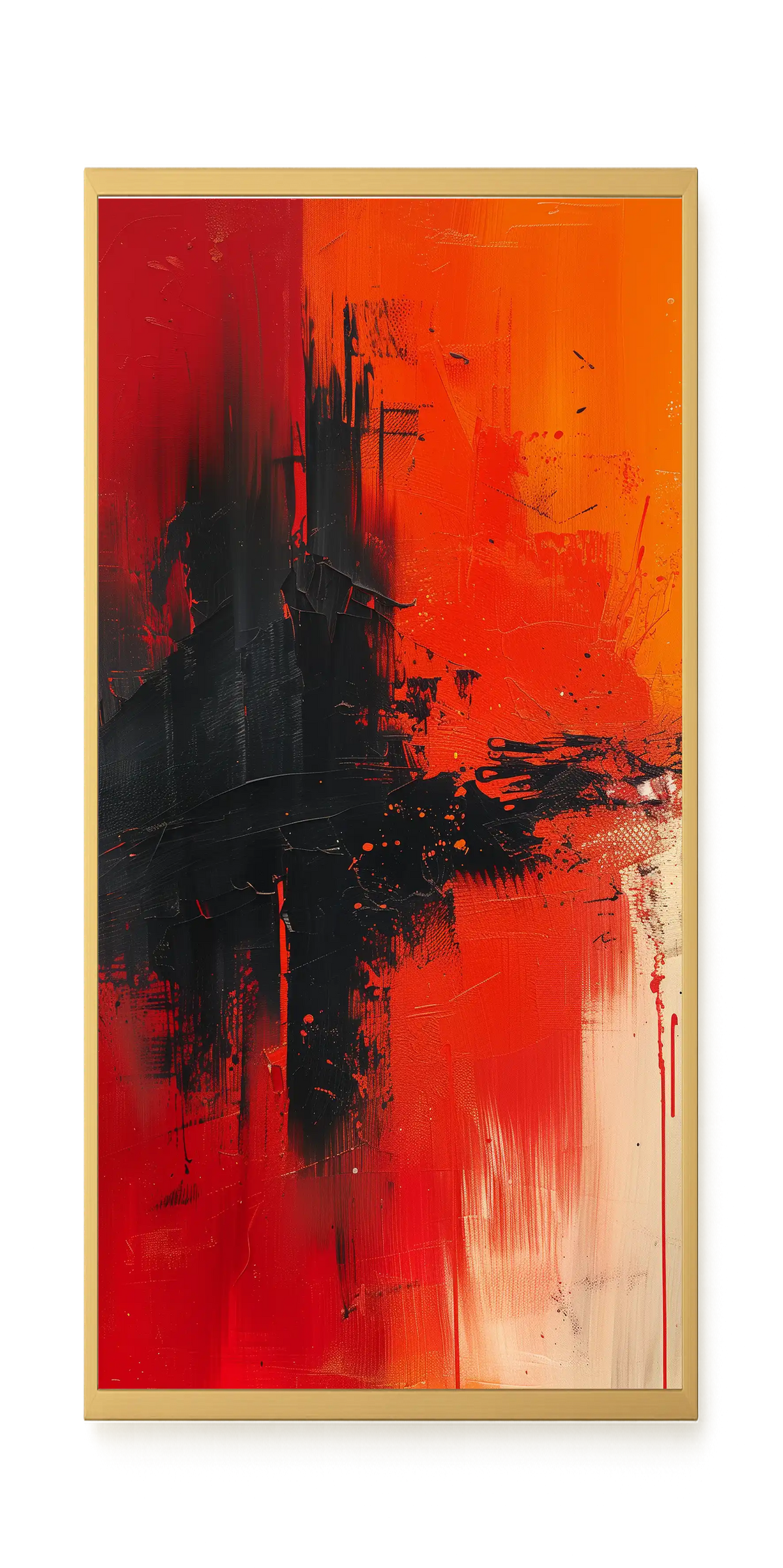 Color Clash Canvas Wall Art