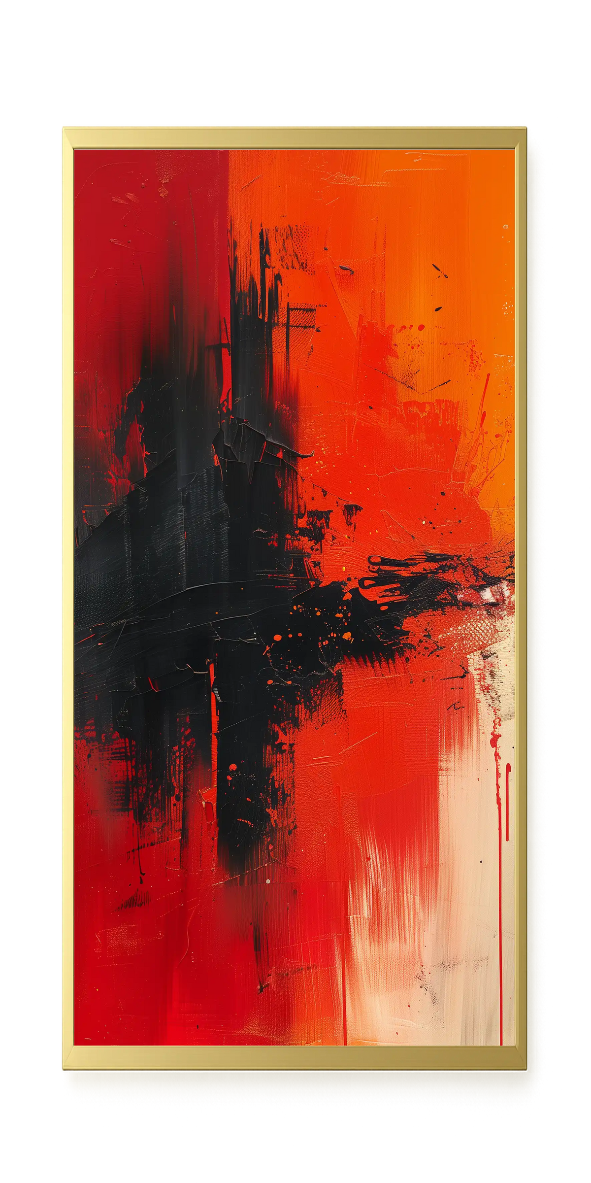 Color Clash Canvas Wall Art