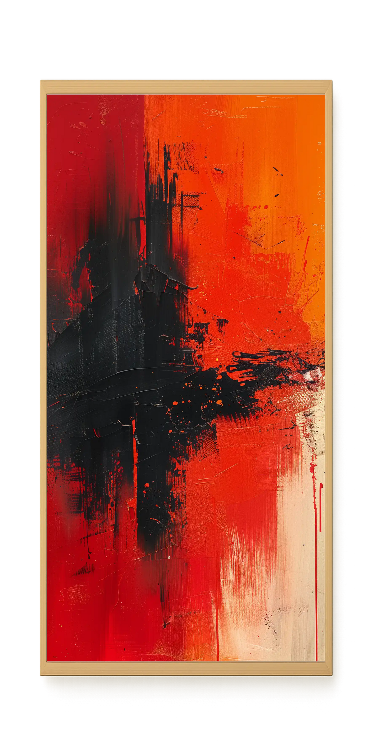 Color Clash Canvas Wall Art