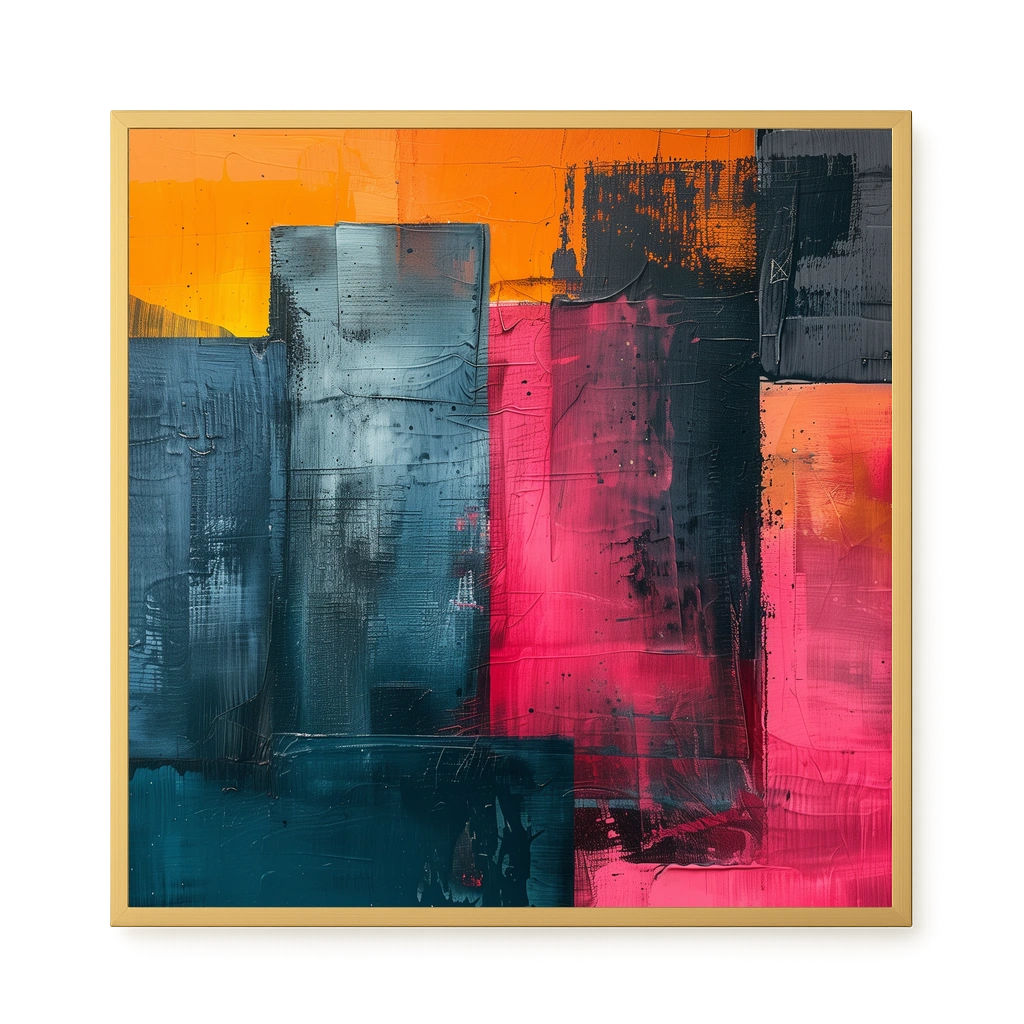 Color Blocks Canvas Print
