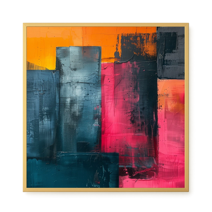 Color Blocks Canvas Print