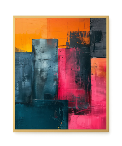 Color Blocks Canvas Print