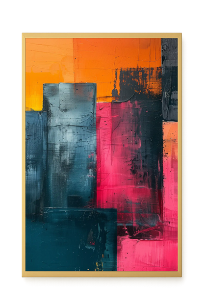 Color Blocks Canvas Print
