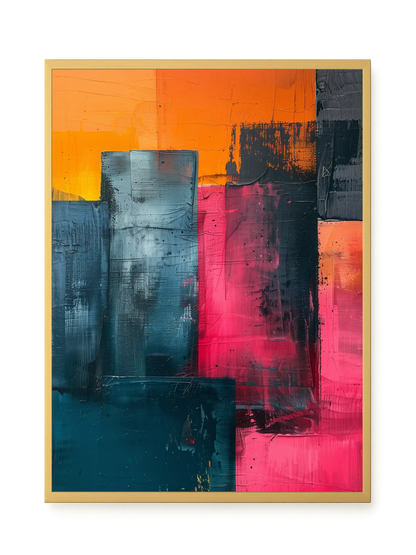 Color Blocks Canvas Print