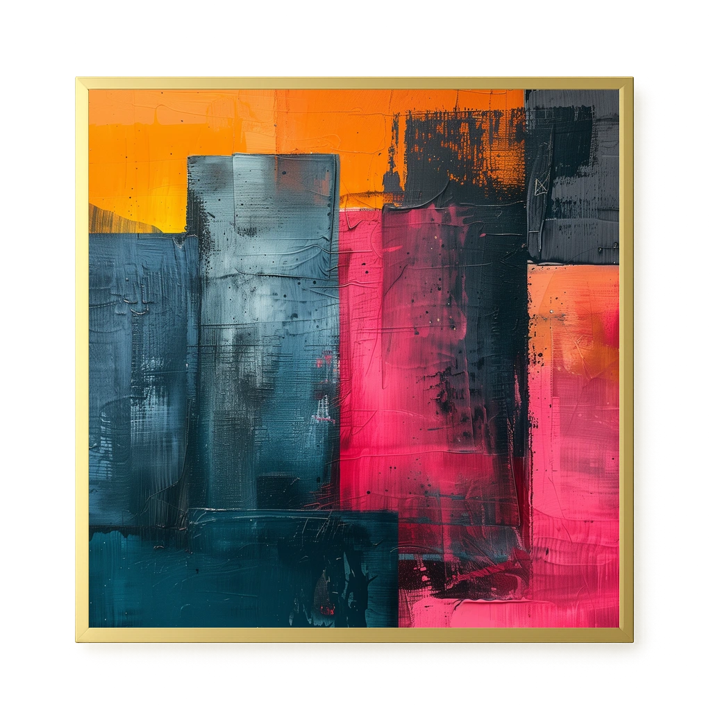 Color Blocks Canvas Print