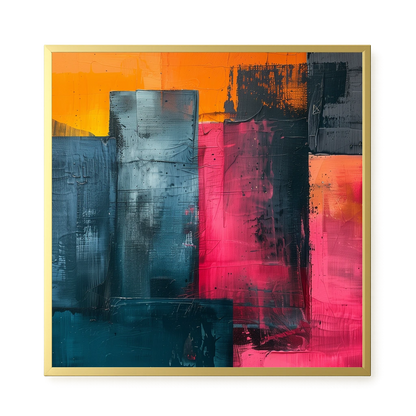Color Blocks Canvas Print
