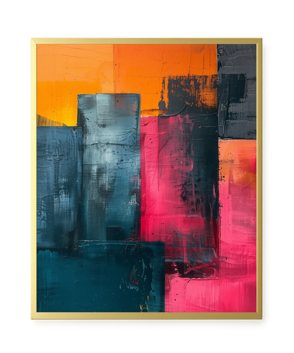 Color Blocks Canvas Print