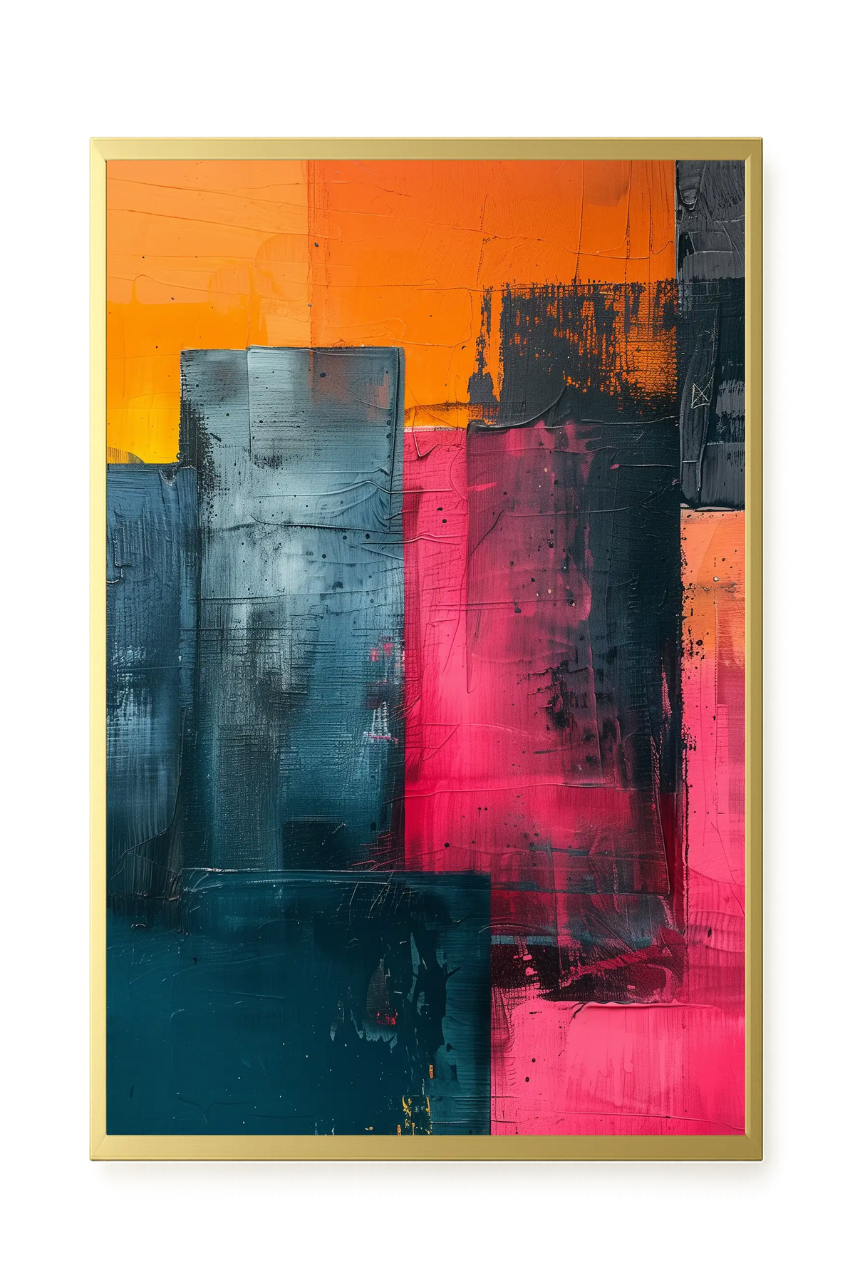 Color Blocks Canvas Print