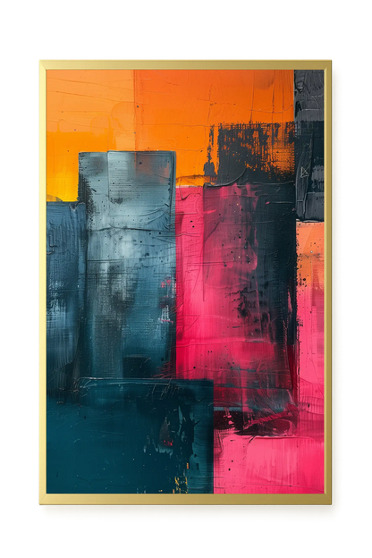 Color Blocks Canvas Print
