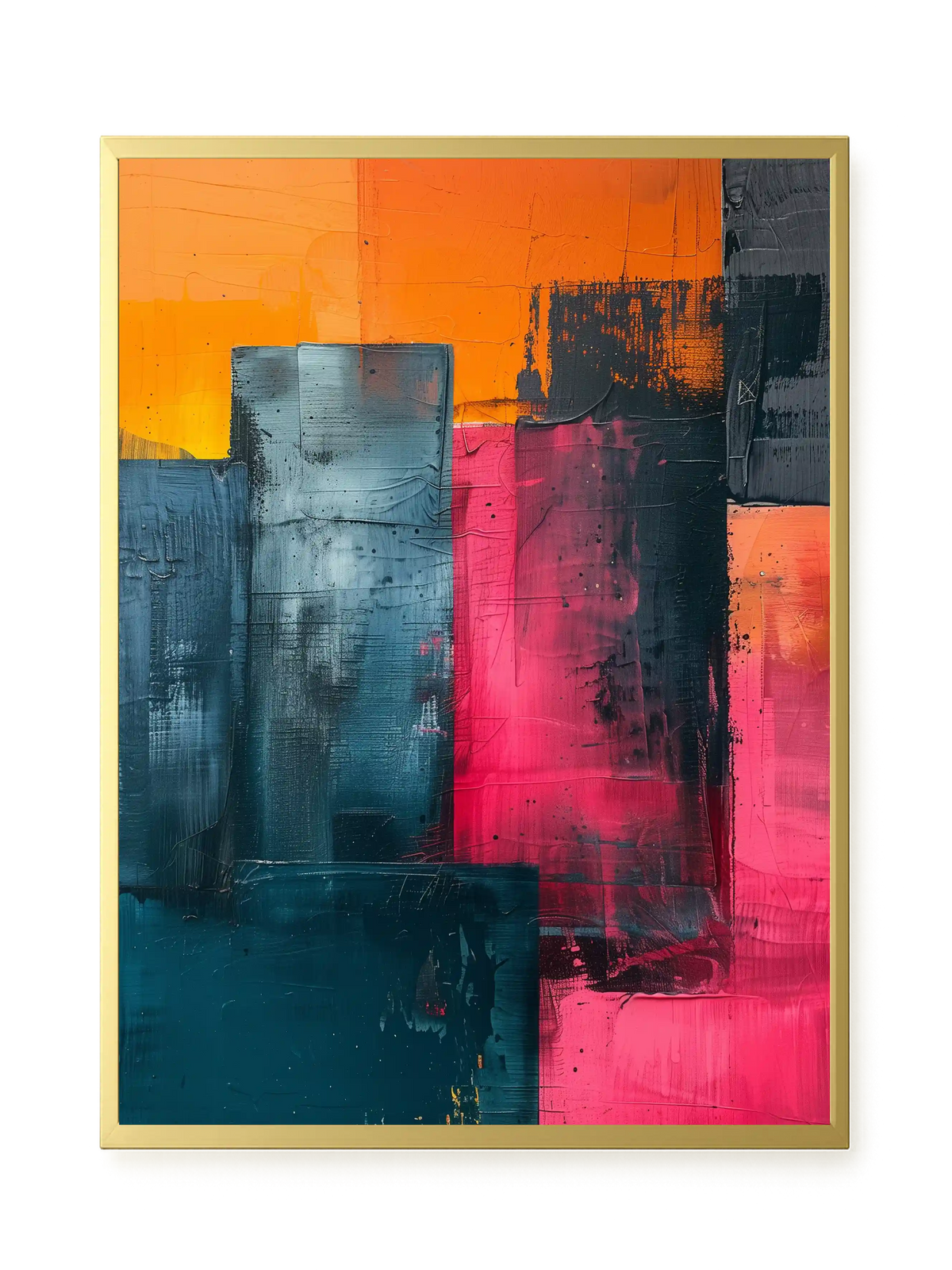 Color Blocks Canvas Print