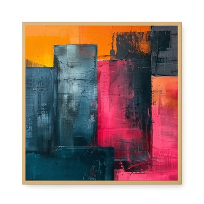 Color Blocks Canvas Print