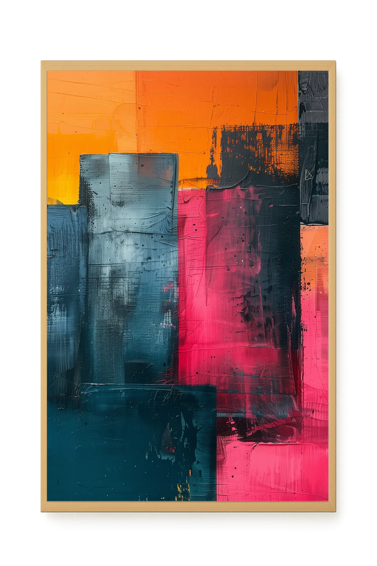 Color Blocks Canvas Print