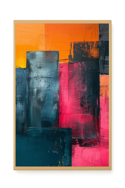 Color Blocks Canvas Print