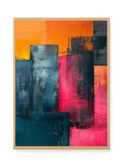 Color Blocks Canvas Print