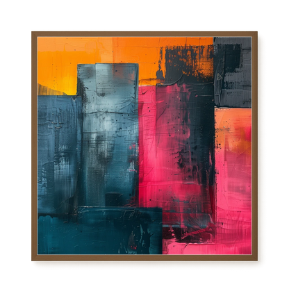 Color Blocks Canvas Print
