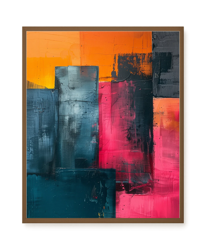 Color Blocks Canvas Print