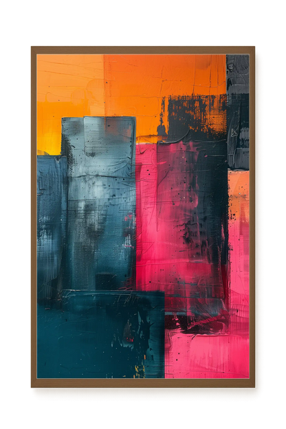 Color Blocks Canvas Print