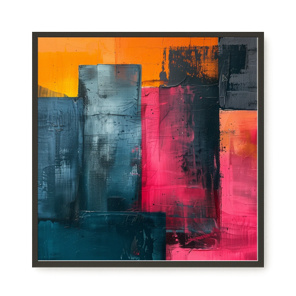 Color Blocks Canvas Print