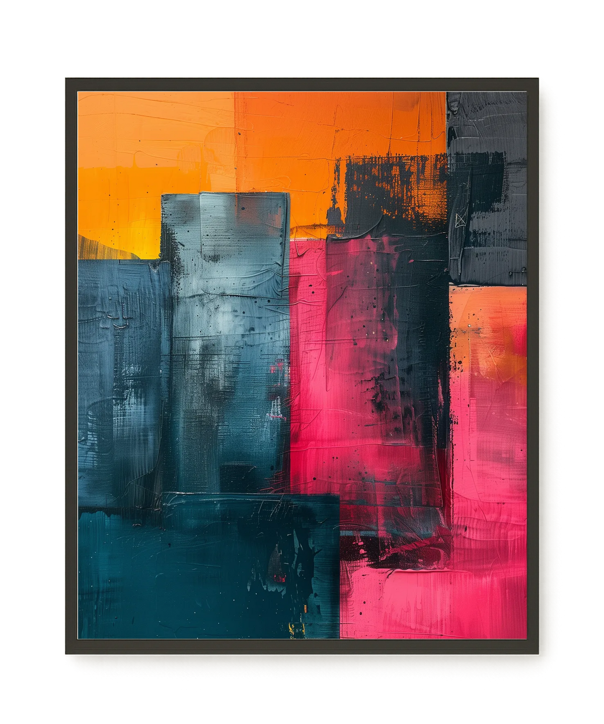 Color Blocks Canvas Print