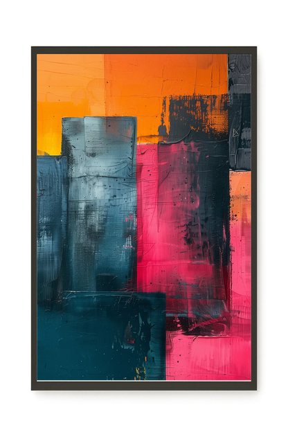 Color Blocks Canvas Print