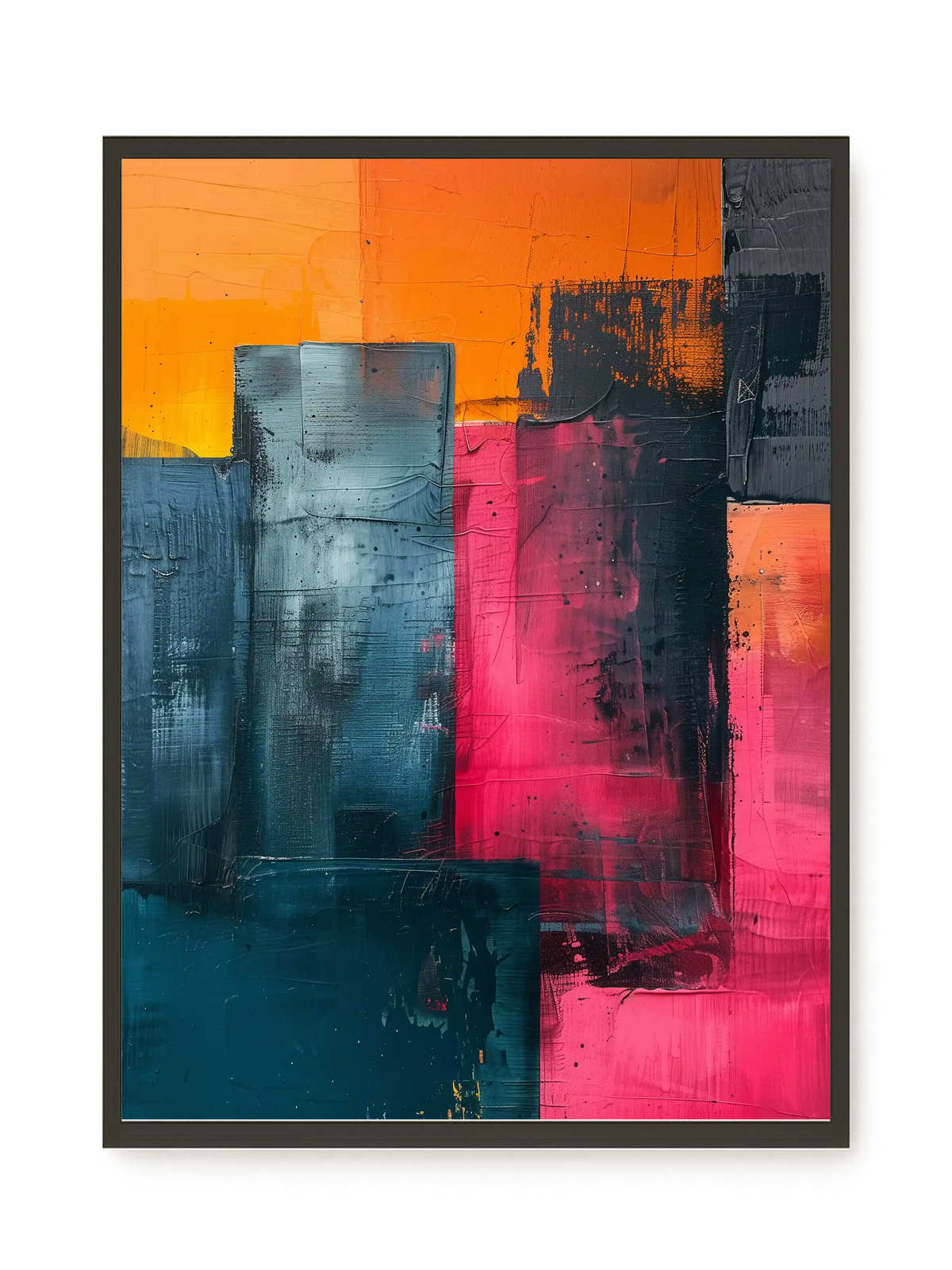 Color Blocks Canvas Print
