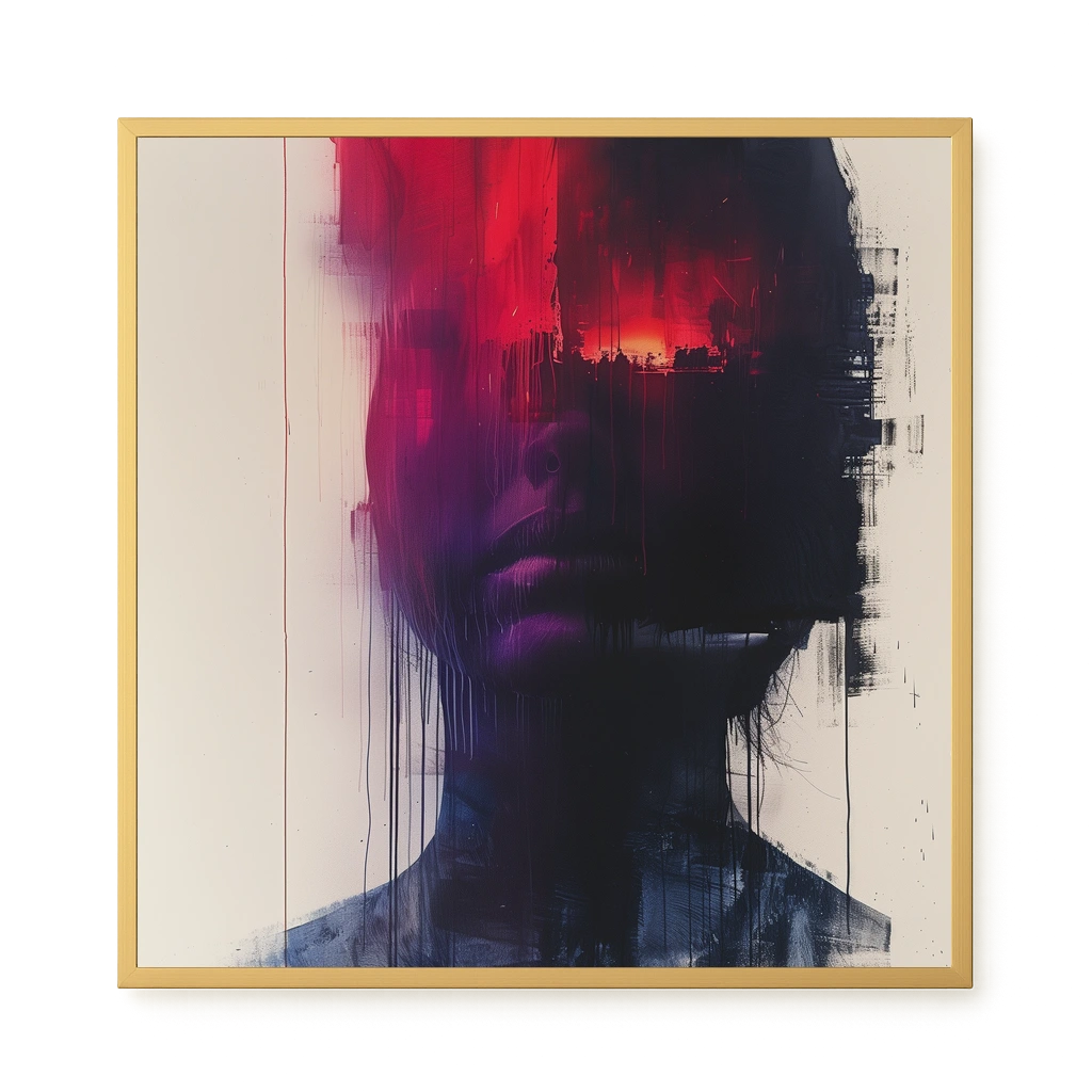 Shadow Face Canvas Wall Art