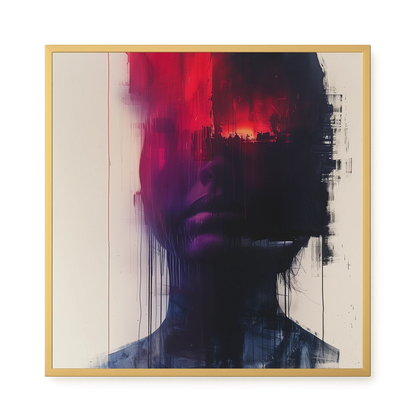Shadow Face Canvas Wall Art