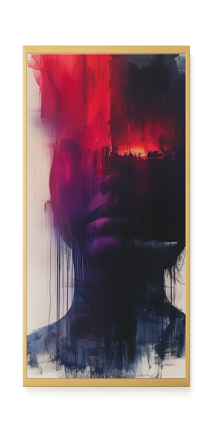 Shadow Face Canvas Wall Art