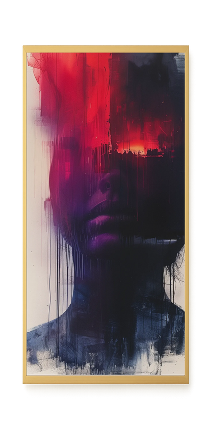 Shadow Face Canvas Wall Art