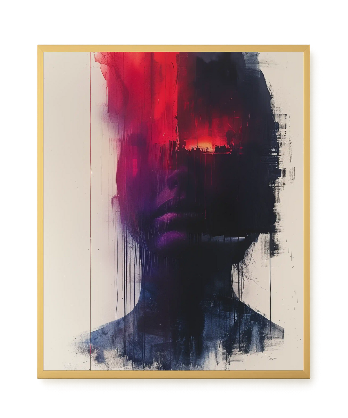 Shadow Face Canvas Wall Art