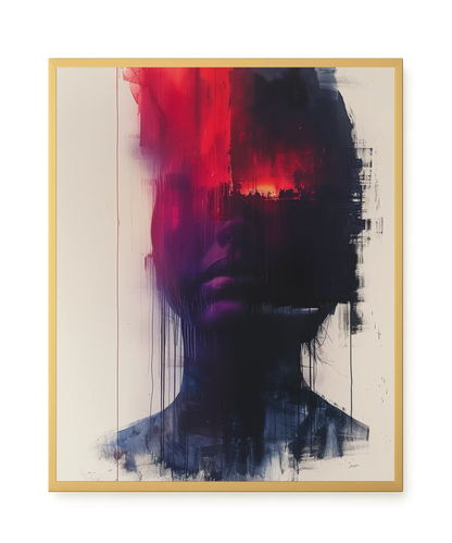 Shadow Face Canvas Wall Art