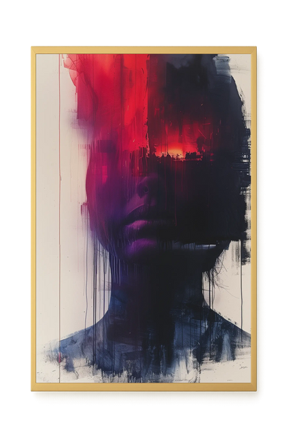 Shadow Face Canvas Wall Art
