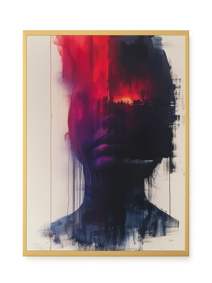 Shadow Face Canvas Wall Art