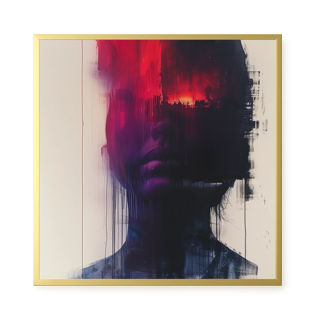 Shadow Face Canvas Wall Art