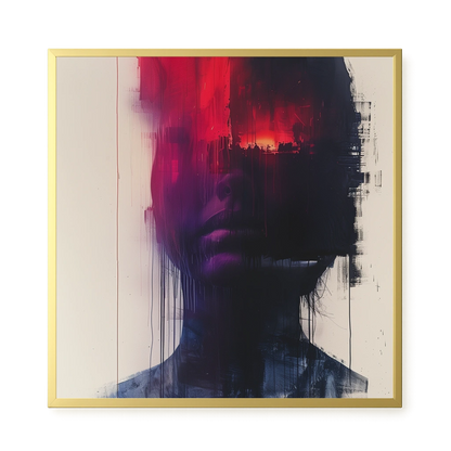 Shadow Face Canvas Wall Art