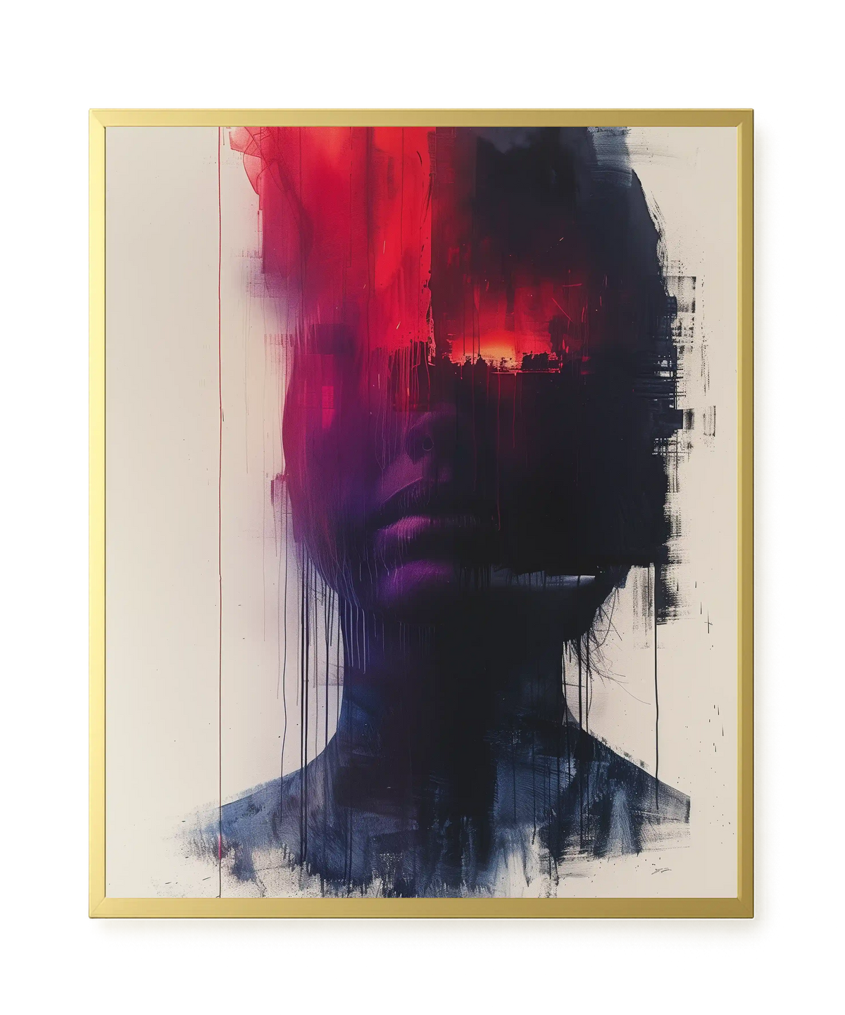 Shadow Face Canvas Wall Art